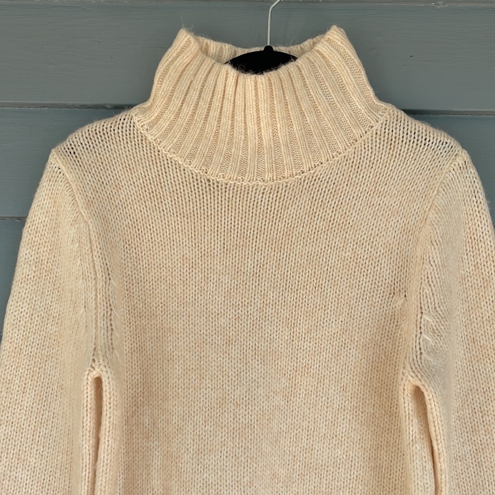 ASOS Ivory Turtleneck Mini Dress - Picture 4 of 9